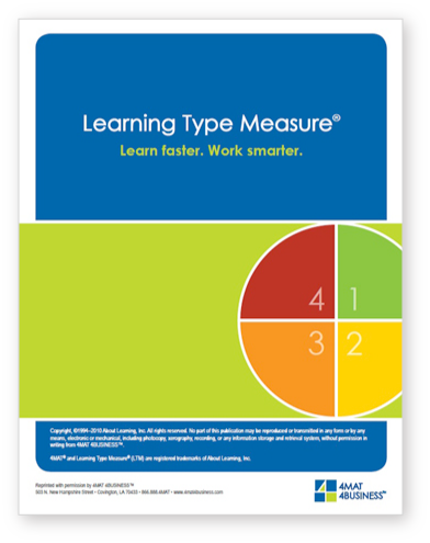 learning type measure
